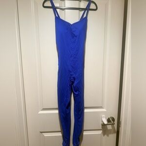 New Vibrant Blue TAT Spaghetti Strap Jumpsuit